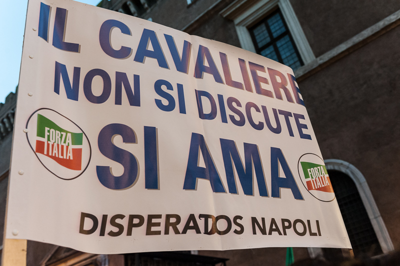 manifestazione forza italia 27/11/2013