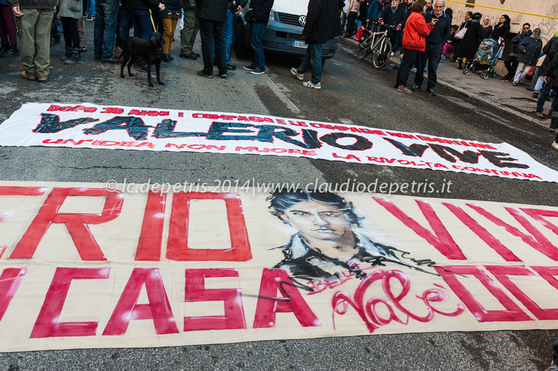manifestazione per valerio verbano 22/2/2014