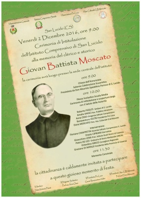 2 Dicembre 2016 Giovan Battista Moscato