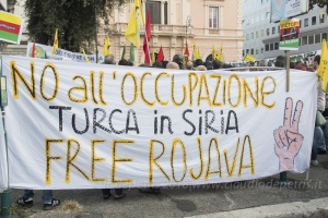 Roma: manifestazione contro la Turchia