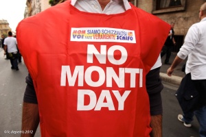 No Monti day roma 27/10/2012