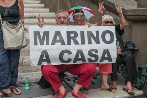 Manifestazione della lista "Noi con Salvini" in Campidoglio, 23/6/2015
