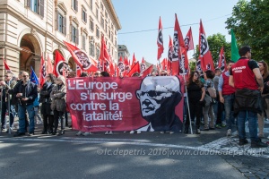 Manifestazione del movimento di estrema destra Casa Pound Roma 21/5/2016 