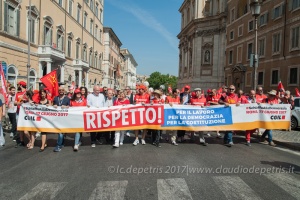 Roma: Manifestazione nazionale CGIL 17/6/2017