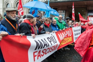 Roma 24/2/2018: manifestazione antifascista