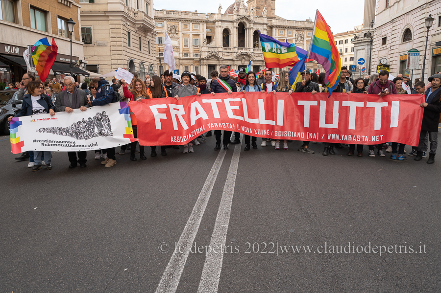 Roma 5/11/2022, manifestazione per la Pace