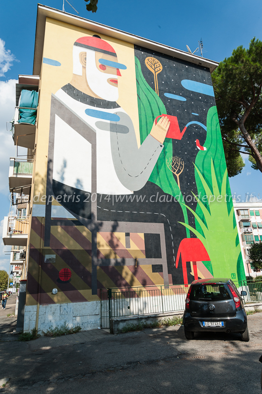 street art san basilio 8/9/2014