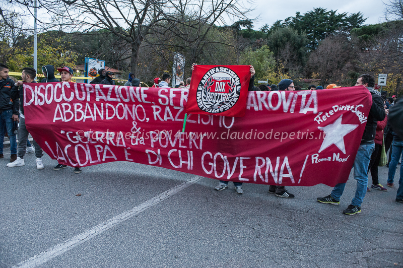 Manifestazione rete diritti sociali roma nord 13/12/2014