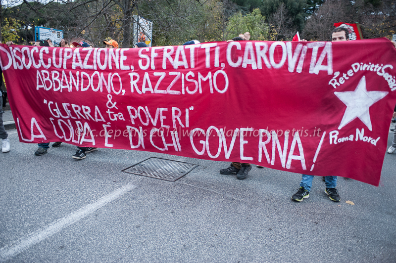 Manifestazione rete diritti sociali roma nord 13/12/2014