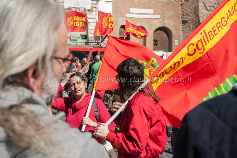 "Unions" manifestazione nazionale fiom 28 marzo 2015