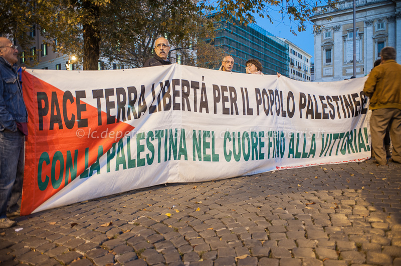 Presidio di solidarietà con la Palestina 22/10/2015