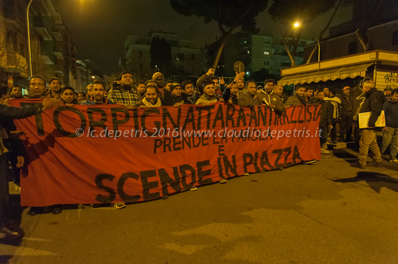 Manifestazione degli immigrati in Roma, 15/2/2016   