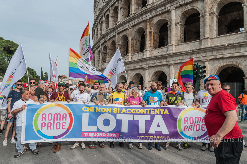 Gay Pride parade 2016, Roma 11/6/2016