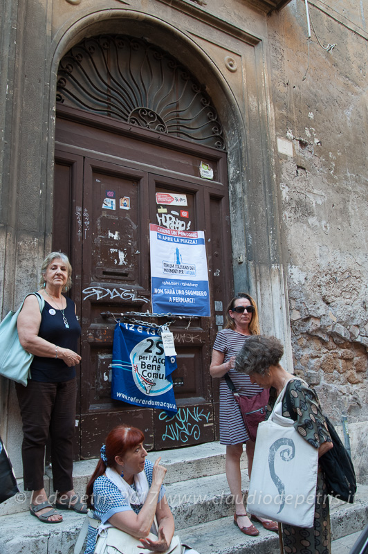 Roma: Manifestazione contro lo sfratto del Rialto 13/6/2017