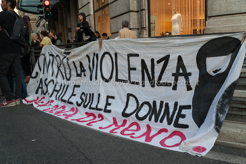 Roma 21/9/2017: No violenza maschile sulle donne