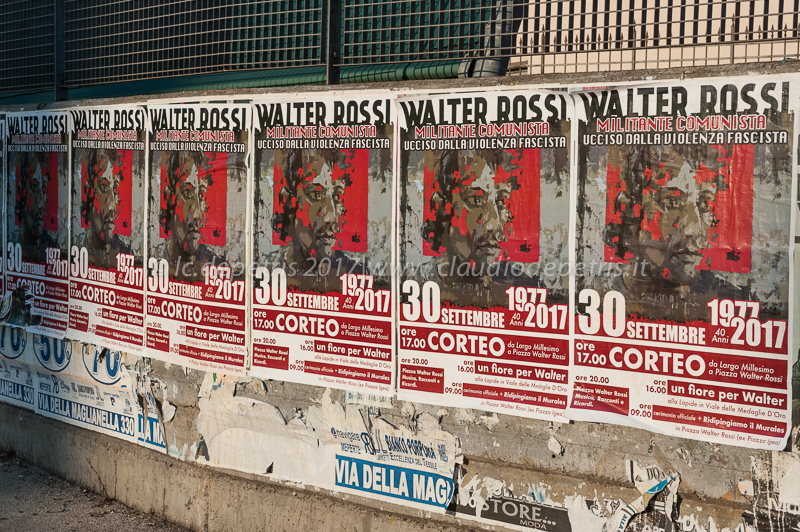 Roma 30/9/2017 " Walter vive"