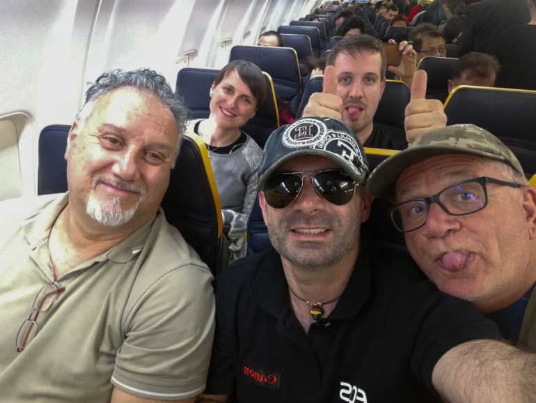 Siamo sul volo Ryanair Roma-Madrid